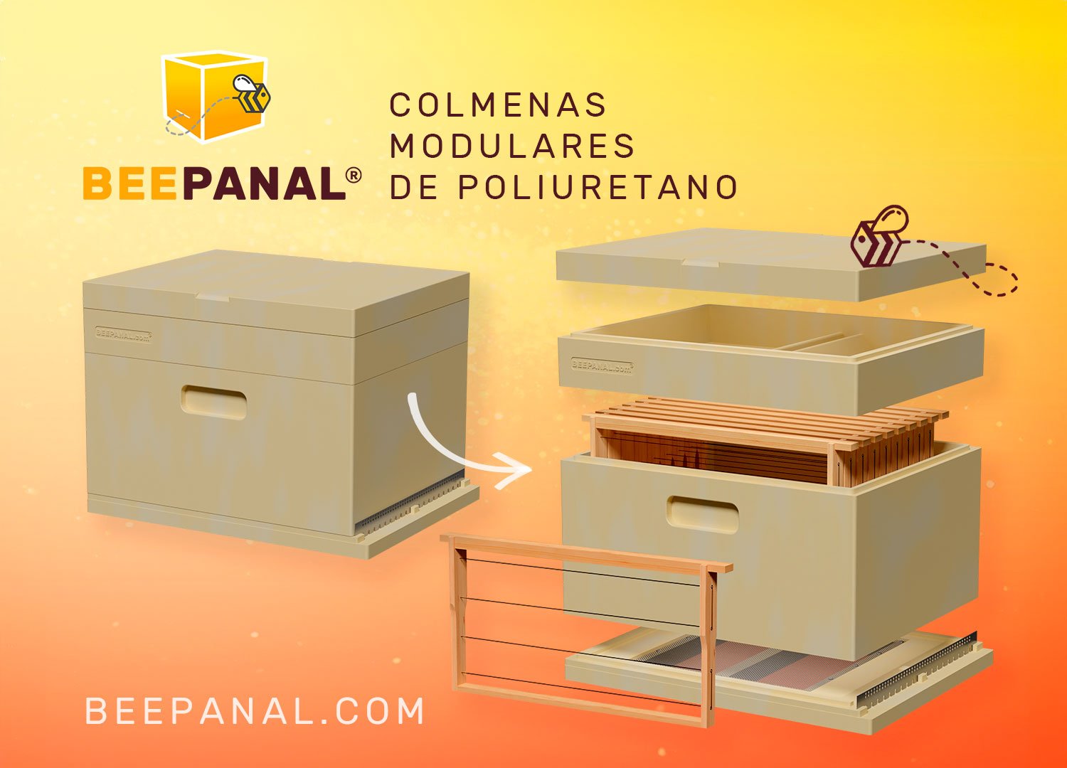 colmenas de poliuretano beepanal